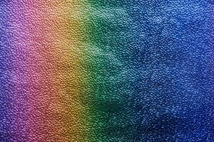 Regenbogen Gradient strukturell Hintergrund. texturiert metallisch Papier oder vereiteln foto