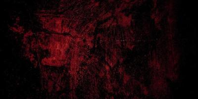 roter und schwarzer Horrorhintergrund. dunkle Grunge rote Textur Beton foto