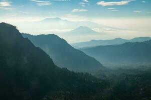 Sonnenaufgang beim montieren Brom, Indonesien foto