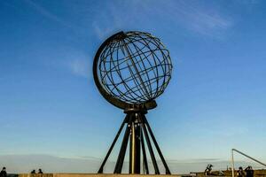 das Norden Pole Monument im Island foto