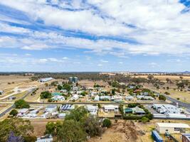 Antenne Aussicht genommen von ein Drohne beim Delungra, nsw, Australien foto