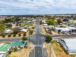 Antenne Aussicht genommen von ein Drohne beim Delungra, nsw, Australien foto