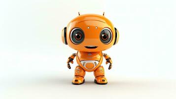 ai generiert süß Roboter scherzen komisch ai generiert Charakter 3d Bild foto