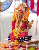 indisch Hindu Gott Ganesha Idol foto