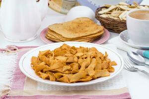 indisch gesund tief gebraten Soja Chips foto