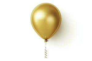 ai generiert Geburtstag Ballon fliegend zum Party und Feierlichkeiten. ai generiert foto