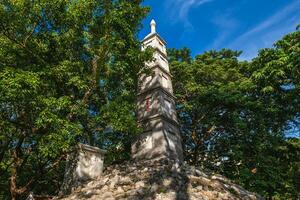 thap Aber, das Stift Turm von ngoc Sohn Tempel im Hanoi, Vietnam foto