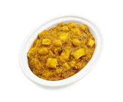 Norden indisch gesund Küche chole Paneer oder chole Paneer Curry foto