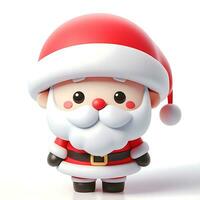 Weihnachten süß Santa claus Karikatur Vektor Vorlage foto