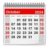 Kalender - - Oktober 2024 foto