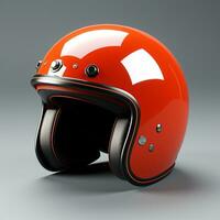 ai generiert 3d Modell- von klassisch Helm foto