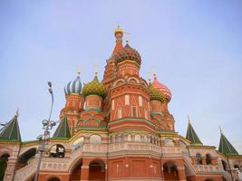 NS. Basilikum-Kathedrale im Roten Platz Moskauer Kreml, Russland foto