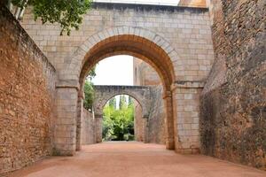 das Torbogen im das alt Stadt von Palma de Mallorca, Spanien foto