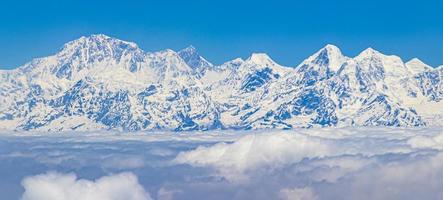 der himalaya in nepal foto