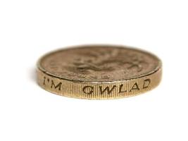 eine Pfund Münze foto