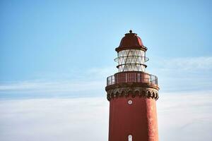 oben von rot Leuchtturm bovbjerg fyr foto