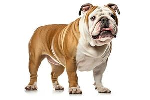 ai generiert Bulldogge realistisch Illustration foto