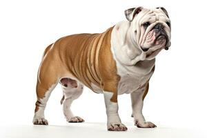 ai generiert Bulldogge realistisch Illustration foto