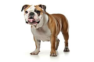 ai generiert Bulldogge realistisch Illustration foto