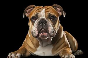 ai generiert Bulldogge realistisch Illustration foto