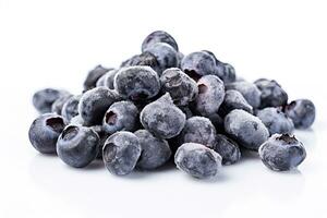 ai generiert getrocknet Blaubeeren Clip Art foto