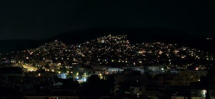 die Stadt in der Nacht foto