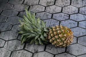 Süss organisch reif tropisch Ananas foto