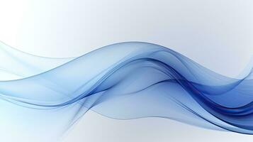ai generiert modisch geometrisch abstrakt Hintergrund mit Blau und Weiß Gradient Wellen. foto