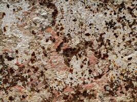 Rost Muster auf das Oberfläche von das verschlechtert industriell Metall. foto
