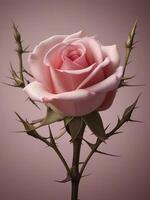 ai generiert kostenlos feiern Liebe glücklich Valentinstag Tag mit atemberaubend Rose Blumen, generativ ai foto