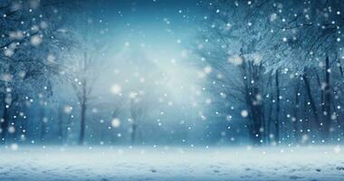 ai generiert Winter Schnee Hintergrund, kostenlos Clip Art foto