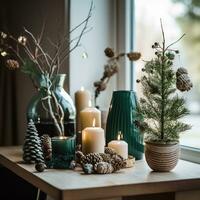 ai generiert Beste Weihnachten Dekor Ideen zum Ihre Zuhause foto