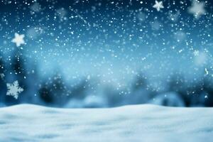 ai generiert Weihnachten und Neu Jahr Charme Schnee bedeckt Tapeten Erstellen ein magisch Winter Ambiente ai generiert foto