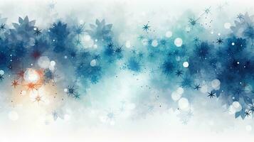 ai generiert Schneeflocken Texturen Hintergrund Blau Farbe foto