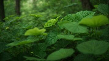 ai generiert Detail das Evolution von das einzigartig Flora im diese Umfeld, betonen das adaptiv Strategien Das haben erlaubt sicher Bäume zu gedeihen im diese Spezifisch Schatten von grün. foto