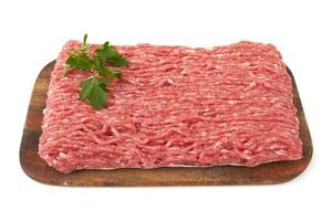 Schweinefleisch und Rindfleisch gehackt Fleisch foto
