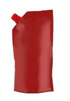 Ketchup Verpackung isoliert foto