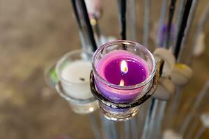 Aromatherapie Kerzen im Glas foto