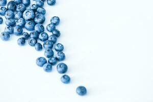 frisch Blaubeere Hintergrund. Textur Blaubeere Beeren schließen oben foto