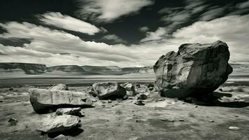 ai generiert Geologie interkratonisch Plateau Landschaft foto