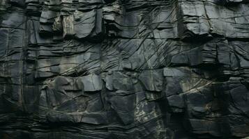 ai generiert Formation Basalt Plateau Landschaft foto