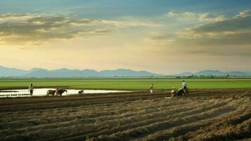 ai generiert Sediment alluvial Ebenen Landschaft foto