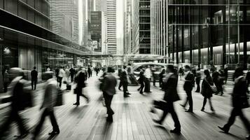 ai generiert städtisch Stadt Geschäft Hintergrund foto