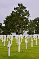 das amerikanisch Friedhof beim Normandie foto