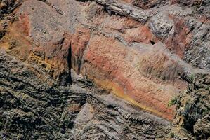 ein bunt Felsen Formation foto