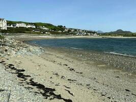 ein Aussicht von das Norden Wales Küste beim criccieth foto