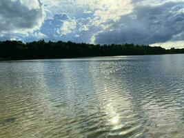 ein Aussicht von Blake bloß See in der Nähe von ellesmere im Shropshire foto