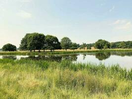 ein Aussicht von das Cheshire Landschaft im das Sommer- in der Nähe von Knutsford foto