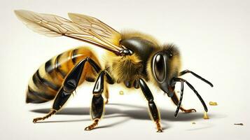 ai generiert hyper realistisch Abbildungen von Biene foto