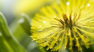 ai generiert das Grün Frühling Morgen. generativ ai foto